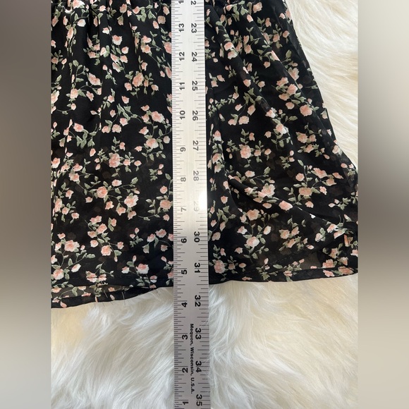 PRINCESS POLLY Polina Mini Dress In Black Floral size 0 - Picture 8 of 8